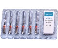 tc-files gold - файлы машинные 25 мм 25/04 (6 шт) stea