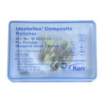 identoflex composite polisher (острый кончик малый - yellow), 12шт., арт. id 5071/12, kerr