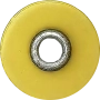 полир диск шлифовальный kagayaki roundflex супермягкий т (желтый) d 9.5мм  50шт (втулка металл)
