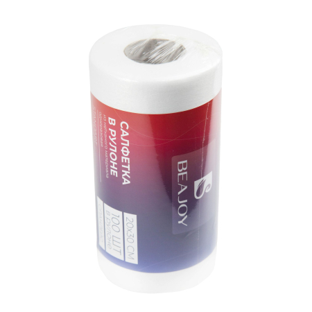 Салфетка в рулоне "BEAJOY" STANDART (20х30см) СПАНЛЕЙС БЕЛЫЙ, 100шт