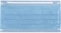 маски защита 3, трехслойные, 50шт., голубые, euronda (тк=20 уп)