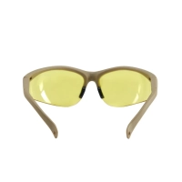 очки "ампир" (жёлтые) - бежевая оправа, антибликовые, регулируемые дужки, "ампаро"