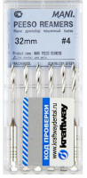 peeso reamers mani, 6шт, 32мм, №4