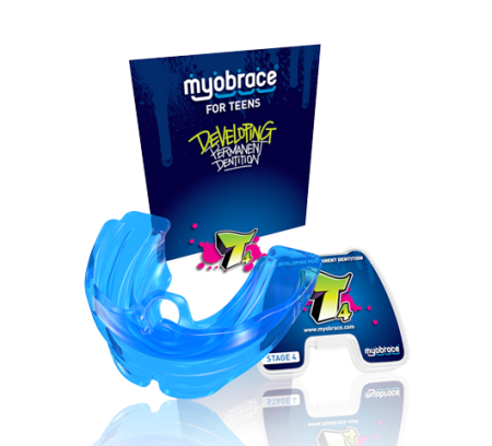 Трейнер Myobrace STAGE 4 для подростков, large, голубой (T4A жёсткий)