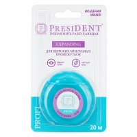зубная нить president expanding разбухающий 20м арт.204