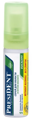 спрей president (эвкалипт, без спирта), 20мл