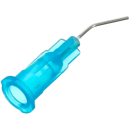 Канюли голубые 0,5мм 25G (100 шт) для протравки и герметиков